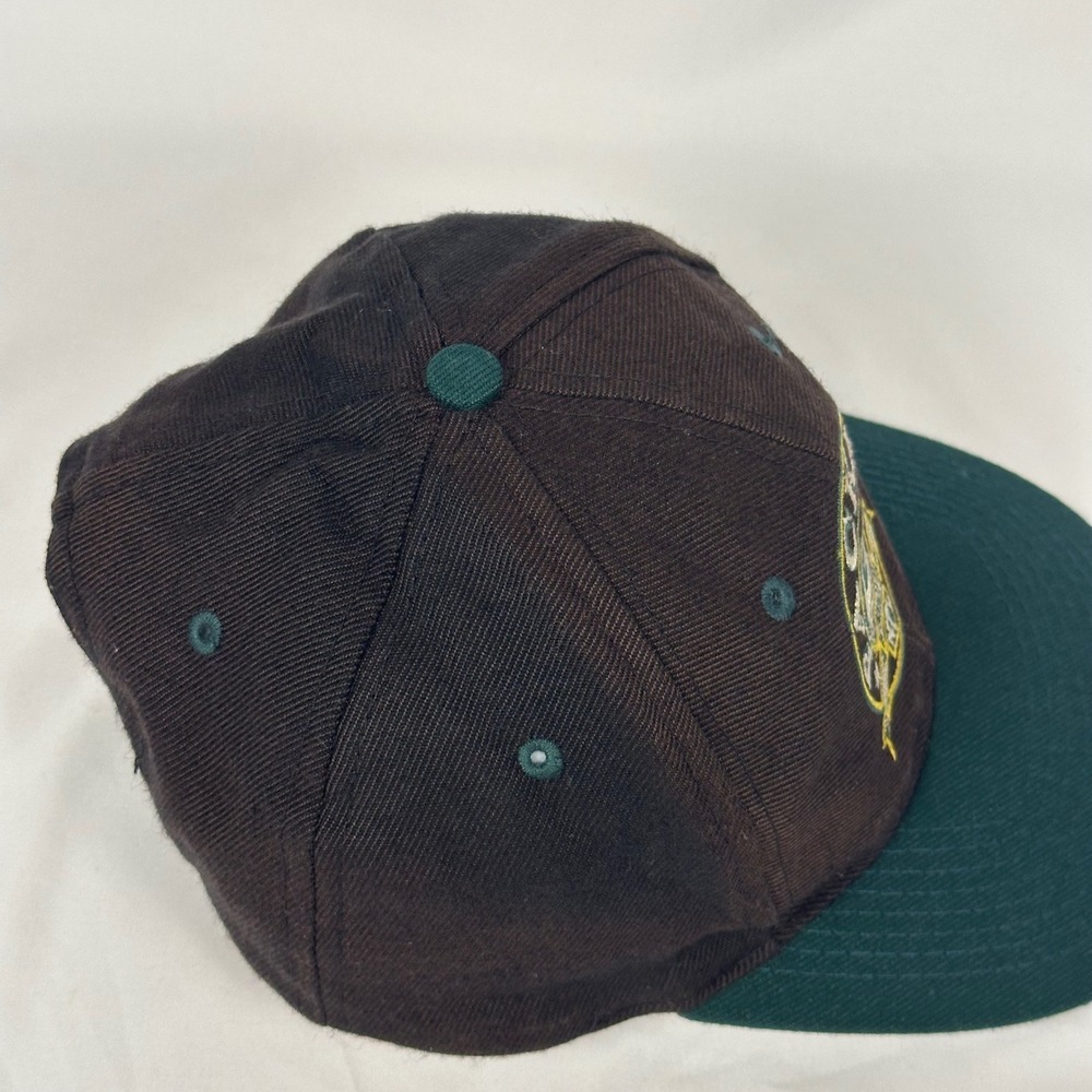 Vintage Green Bay Packers Snapback Hat Men OSFA Brown Drew Pearson NFL Cap - Picture 6 of 10